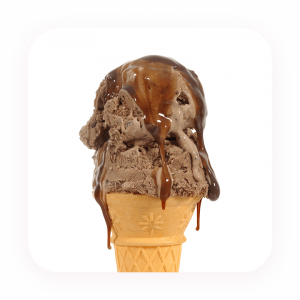 chocolate ice-cream con
