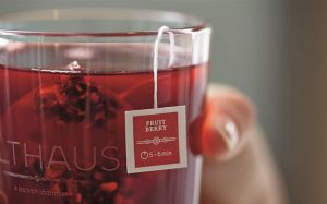 glass filled with fruit berry juice