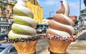 two ice-cream cone - Brullen - Soft Serve and Frozen Yogurt Machines Dubai