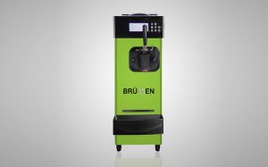 Brullen machine of green colour- Soft Serve and Frozen Yogurt Machines Dubai