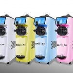 Brullen machine of various colours like white, yello, blue and pink