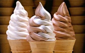 three ice-cream cone - Brullen - Soft Serve and Frozen Yogurt Machines Dubai