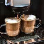 Egro brand coffee machine with 2 coffee cup